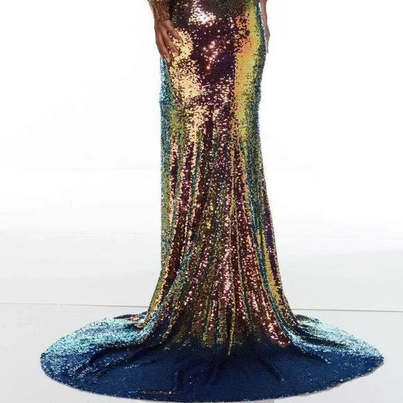 Alyce Paris 61207 Prom Dress Green Size 2 - Picture 6 of 8